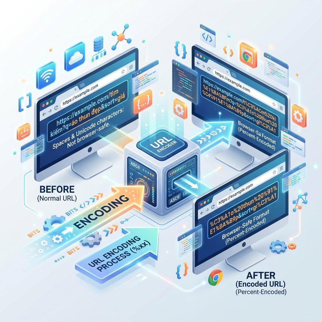 Hướng Dẫn Mã Hóa Và Giải Mã URL (URL Encode/Decode) Trực Tuyến