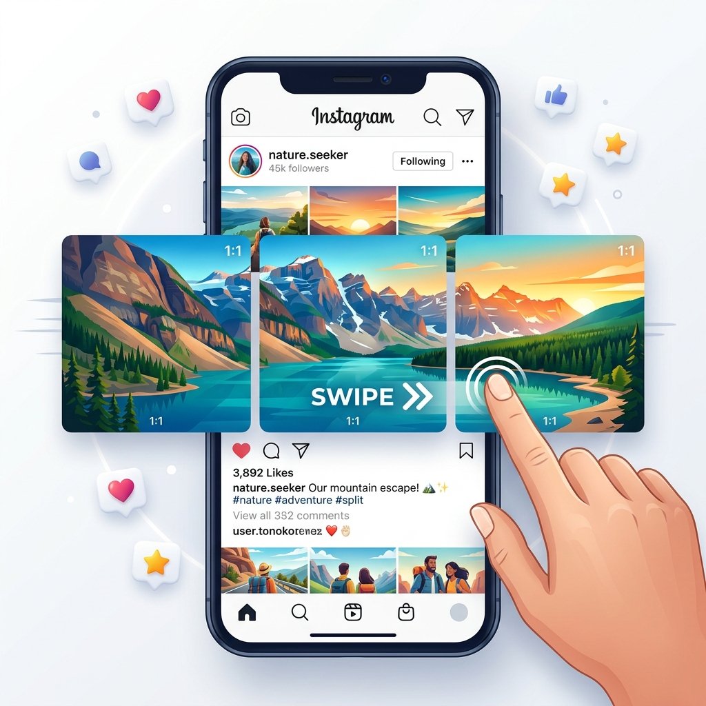 Cách Tạo Bài Viết Instagram Carousel Liền Mạch Cực Ấn Tượng