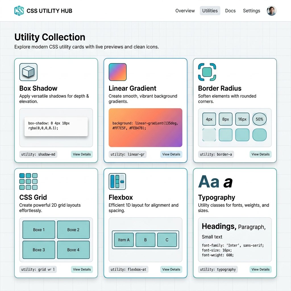 Ảnh chụp màn hình: Danh mục các công cụ CSS Generators trên WebBuilder