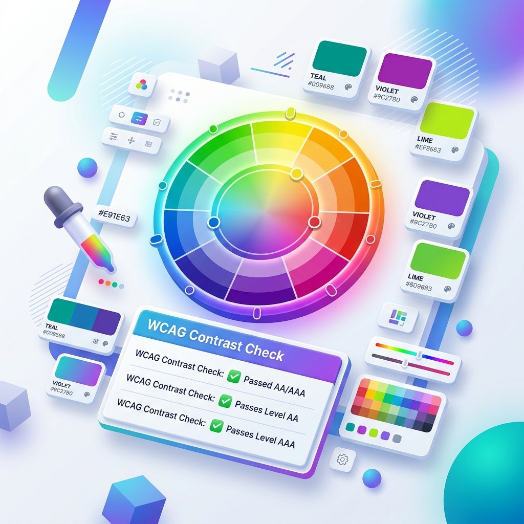 Thiết Kế Palette Màu Chuẩn WCAG Cho Website Giúp Tăng Khả Năng Tiếp Cận