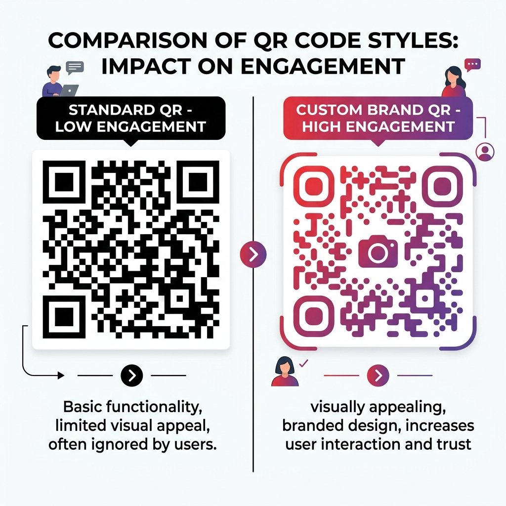 Đồ họa: Sự khác biệt hiệu quả quét giữa QR thường vs QR nghệ thuật