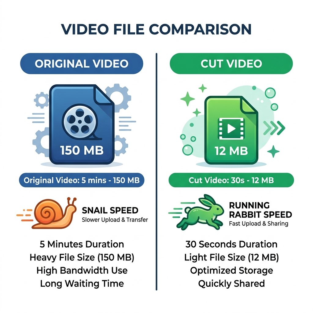 Đồ họa: Cắt video giúp rút gọn thời lượng và tối ưu dung lượng tệp