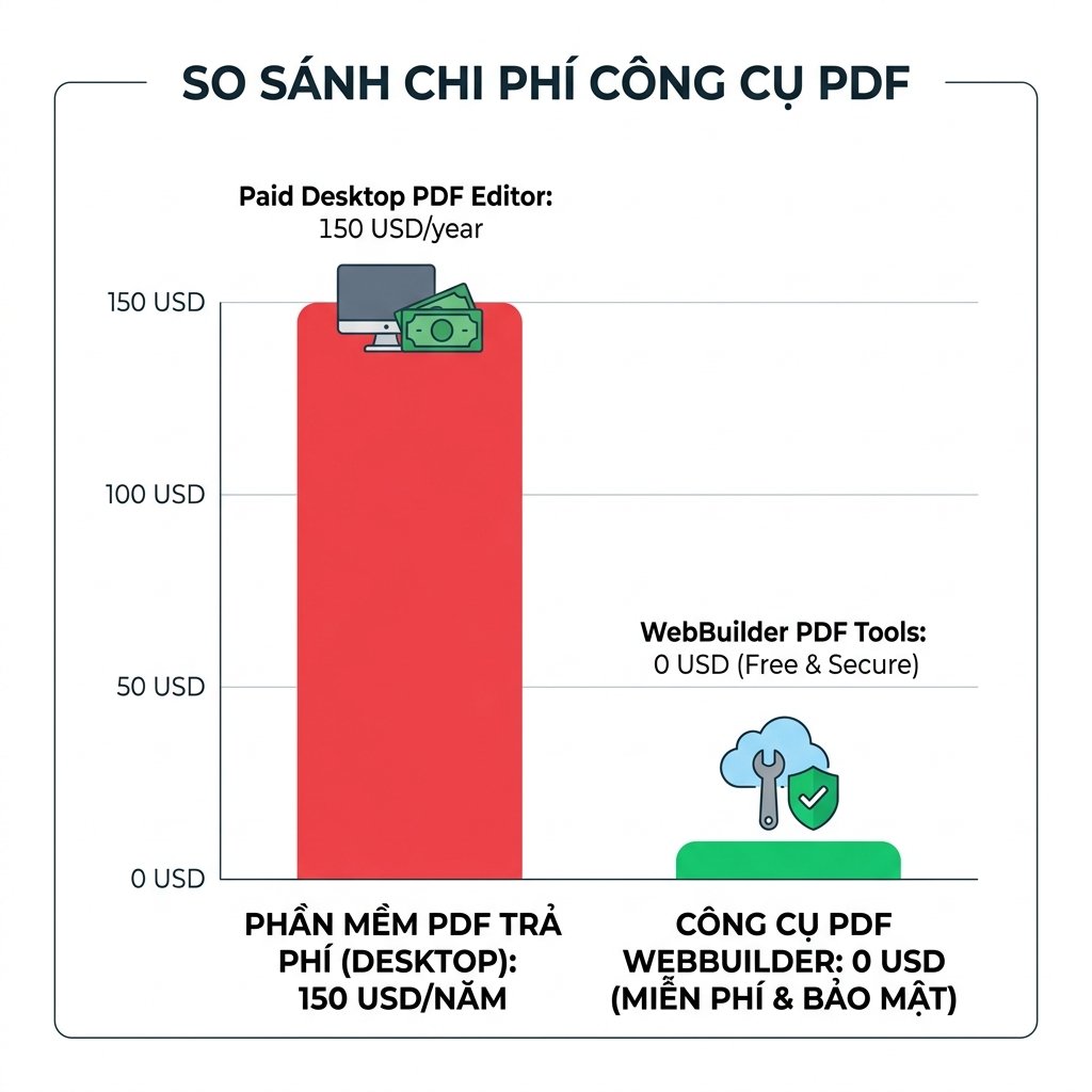 Đồ họa: Tiết kiệm chi phí khi dùng PDF Tools WebBuilder