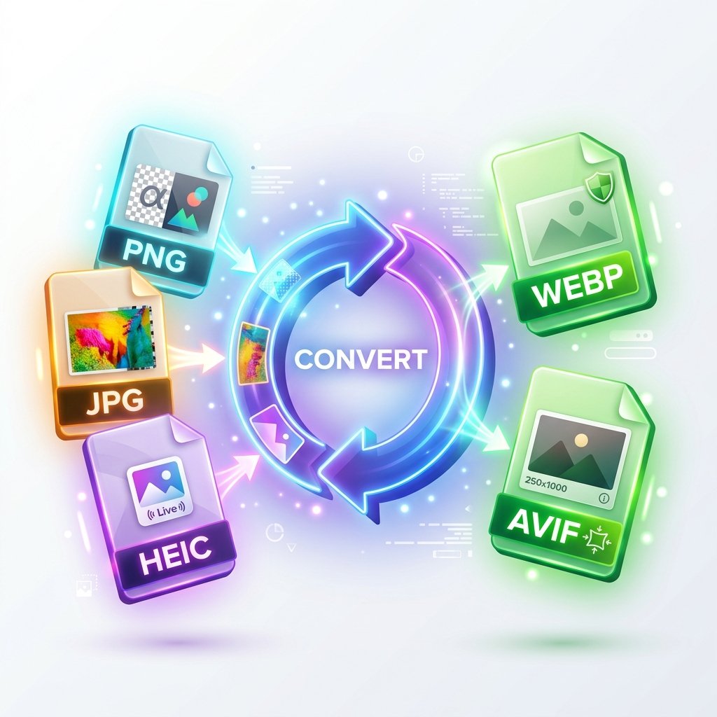 Định Dạng Ảnh Nào Tốt Nhất Cho Web? Hướng Dẫn Chuyển Đổi Sang WEBP/AVIF
